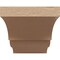 Ekena Millwork 10"W x 20"D x 10"H Wide Asheboro Rough Cedar Woodgrain TimberThane Corbel, Primed Tan CORUR10X20X10ASHRCPR - alternate 3